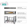 Forno pizza elettrico per 8 pizze da mm 300, camera da mm 1230x630, - Modulare, Componibile