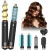 HyAdierTech Air Styler Spazzola Soffiante, Set Spazzola Soffiante 5 in 1, Ferro per Raddrizzare con Ioni Negativi, Spazzola Lisciante per Capelli, Asciugacapelli con 5 Accessori, 3 Temperature per