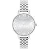 Olivia Burton Orologio Analogico al Quarzo da Donna Collezione SPARKLE LACE con Cinturino in Acciaio Inossidabile Argentato - OB16MV101