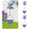 Clyfanesy Catene della Pioggia, 2,4 m Catena Acqua Piovana Colibrì per Grondaie, Chain Pioggia per Esterni, Decorazione Metallo Catenas Pioggia, Chain Grondaia, Decorazione per Pescherecci e Tubi Scarico