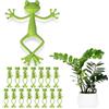 Bibykivn Clip di Supporto per Piante a Rana, Supporto Piante Rampicanti, Supporto per Piante a Rana per Decorazione Vaso, Accessori per Decorazione Giardino, Portapiante per Interni (16 Pezzi)
