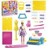 Play-Doh, Barbie, Playset Studio di Modelli alla Moda, Macchina Crea Vestiti Personalizzati per Bambole, Giocattoli per attività manuali per Bambini e Bambine dai 5 Anni in su