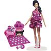 Play-Doh, Barbie, Gemme e Fiocchi affascinanti, Crea Vestiti alla Moda per Bambole con la Pasta modellabile e Gli Accessori Fashion, attività artistiche per Bambini e Bambine dai 5 Anni in su