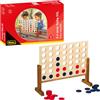 Idena 40378 - Gioco di legno 4 in fila XXL, 21 pietre blu e 21 pietre rosse, dimensioni 45 x 56 x 17 cm, per adulti e bambini a partire da 6 anni, per interni ed esterni, FSC 100%.