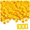 Simba 104114116 Blox, 1000 gelbe Bausteine Made in Itlay, set di 4 pezzi, in una scatola, incl. tazza di riempimento e 100% compatibile con gettoni noti, giallo