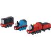 Thomas & Friends - Thomas, Diesel e James, set da 3 locomotive in metallo dal design classico e con connettori magnetici, ispirate ai personaggi della serie animata, 3+ anni, JLB74