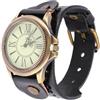 Homoyoyo Orologio da Polso da Donna Classico al Quarzo Cinturino in Pelle e Metallo Design Retrò, Decorativo e Comodo da Indossare