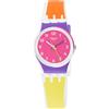 Swatch Orologio Analogico Quarzo Donna con Cinturino in Silicone LW165
