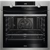 AEG Serie 6000 Forno da Incasso Multifunzione, Capacità 72 Litri, BEE431011M, Classe A, SurroundCook, Funzione Aqua Cleaning, Acciaio