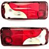 MelTruck 2 fanali posteriori multifunzione E4 per MAN TGA TGL TGM TGX Scania SET