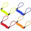 QIXNBL 4 Pezzi Di Freno A Disco Blocco Promemoria Corda, Moto Anti-Furto Accessori, Spirale Fune Metallica, Promemoria Visivo Corda, Ciclismo Forniture.
