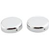 MTVTFECEWG Tappo Benzina Moto TAPPI FORCELLA SUPERIORI NERI Cromati Per HARLEY Per SOFTAIL Per STREET BOB Per Breakout FXSB FXBB Modello(Chrome)