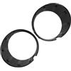 WUPEDI 2 coperture for fendinebbia for 2003-2013, for Mini, for Cooper, R55 R56 R57 R58 R59 51117248791, 51117248792 cornice fendinebbia per auto(Gloss Black)