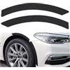 CGEAMDY 2 Pezzi Protezione Passaruota Auto, Sopracciglio per Parafanghi Protezione, Strisce Proteziones Sopracciglia Auto, Accessorio Universale Di Protezione Esterna per Automobili(Nero)