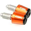 XLHB Moto 7/822 MM Manopole Manubrio Manubrio Tappo Terminale Per Honda CBR500R CBR 500R 500F 500X R/F/X CBR600F CBR400 CBR250R Manopole Bar Ends (Color : Orange)