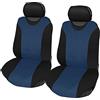 Auto Accessori Lupex Coprisedili per auto Universali, tessuto poliestere, set fodere protezione sedili, copertura adattabile, No Suv (Coppia Anteriore, R1 - Blu Scuro)