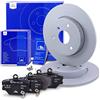 Generico ATE Set di freni asse anteriore +dischi freno anteriori ¯ 280mm pieni e pastiglie freno anteriori Compatibile con SMART CABRIO, CITY-COUPE, CROSSBLADE, FORTWO Cabrio, ROADSTER