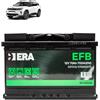 Generico Batteria 70Ah EFB per Citroen C5 Aircross 1.2 1.6 Puretech Hybrid benzina 2018+