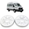BIAREN 2 copricerchi da 40,6 cm per Ford Transit Mk8 (dal 2014 in poi), modelli doppi per ruota posteriore, 2003038 FK311130AA