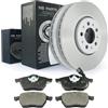NB PARTS Dischi freno anteriori 288 mm, ventilati, adatti per Audi A3 8L Seat VW Golf Polo