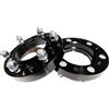 Glymzoi Distanziali ruota 2PCS Modifica Distanziali Ruota con bulloni 12X1.5 Distanziale Per Mitsubishi per Magnum L200 2001(30mm black)