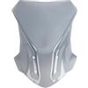BHGMGEBLV Cupolino Moto Per BMW G310GS G 310GS 310 GS 2017-2024 Carenatura Parabrezza Deflettore Protezione Copertura Parabrezza Anteriore Moto Parabrezza ABS Deflettore(Smoke)