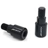 XLHB Manubrio Grip Bar Ends Slider Per YAMAHA YP 400 YP400 MAJESTY 2005-2014 2013 Accessori Moto CNC Con Logo Manopole Bar Ends (Colore : Nero)