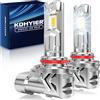 KOHYIER Lampadina LED HB3 140W 40000LM, 800% Luminosa Bianco Xeno 6000K 12V HB3 9005 LED, Dimensione Mini 1:1, Plug and play, 2 Pezzi