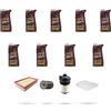 HOFFCAR Kit tagliando 4 FILTRI e 9L OLIO M compatibile con Ford Transit Custom 2.0 Ecoblue 125kw dal 2016