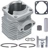 Tunejoy Cilindro Pistone Big Bore Cilindro Pistone Sostituzione Kit ATV 40mm Grande Noia Cilindro Segmento Pistone per Pocket Bike Dirt Bike Scooter Quad 43cc