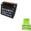 CLICK & GO COMPATIBILE CON HARLEY DAVIDSON XLC Sportster Custom 1200 per anno 2004 al 2018 BATTERIA YTX14L-BS OKYAMI CCA 180 FORNITA CARICA E PRONTA ALL'USO BATTERIE 12 AH AMPERE 12 VOLT 150X87X146MM