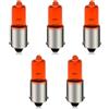 SOFOC BA9S 12V Halogen Bulb Amber Yellow Spie Cruscotto Auto/Aerei, Frecce, Luci di Cortesia & Luci Laterali 5Pcs