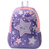 Totto - Zaino per Bambini, Modello Star Cat L, Zaino Grande, Capacità 16 L, 2 Scomparti, 2 Tasche Bottiglia, Organizer Interno, Spalline Imbottite, Resistente e Durevole, Colore Viola