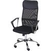 Mendler Poltrona Ufficio Oslo Design Moderno 68x64x112-120cm - Nero