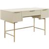 Pascal Morabito - Bureau Avec rangements - Beige et dorÈ - VITESDA de
