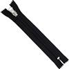 Aerzetix - Set di 12 Cerniere Lampo a Spirale N°5 16cm Non separabili Colore Nero con cursore Decorativo | per Abbigliamento riparazioni di Cucito progetti creativi Fai da Te