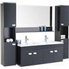 GRAFICA MA.RO S.R.L. MOBILE BAGNO ARREDO BAGNO COMPLETO MODELLO ELEGANCE 120 CM LAVABO RUBINETTO INCLUSO