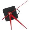 Yardenfun Kit Ingranaggio Orologio da Parete Silenzioso in Plastico Lancette Rosse per Riparazione e DIY, Movimento Preciso e Design Elegante