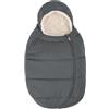 Maxi-Cosi Sacco Invernale Imbottito per Seggiolino Auto Neonato, Comodo, Pratico e Sicuro, Tessuti Morbidi, Lavabile, Compatibile con i Seggiolini Auto Neonato Maxi-Cosi, Twillic Graphite