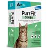 Purrfit Combo Antiparassitario per Gatti e Furetti 6 Pipette Spot On 0,5 ml
