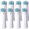 Caslynor Testine di Ricambio Compatibili con Oral B iO 2/3/4/5/6/7/8/9 Serie, 8 Pezzi- Pulizia Profonda e Delicata - Ogni Testina con Cappuccio Protettivo, Bianco