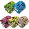 LisaCare cerotto adesivo per bambini - benda elastica coesiva, salvapelle latex, benda elastica autoadesiva - motivi colorati - 5 rotoli di 5cm x 4,5m (5cm)