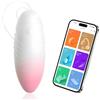 Qoosea Ovetto Vibrante Donna Bullet Vibrator, Qoosea Vibratoreper Donna Professionale Sex Toys con APP 10 Modalità, Impermeabile Giochi Erotiici per Coppie, Ricaricabile Toys Sessuali Sextoys Wireless-Viola