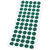 Adsamm® / 60 x feltrini autoadesivi ultrasottili/Verde/ø 14 mm/Rotondo/piedini per mobili in feltro extra fine da 1.5 mm di spessore/pad protettivi per arredi