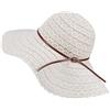 Drawihi Cappello da sole da donna in pizzo, cappello di paglia estivo, anti-UV, protezione solare, pieghevole, grande, casual, per attività all'aperto, 58-60 cm, beige., 58/60 cm