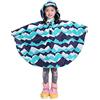 Freesmily Simpatico cappotto impermeabile per bambini e bambine, Celeste., M
