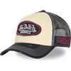 Von Dutch Cappellino da uomo e donna Urban, berretto Trucker regolabile, Beige/Blu scuro, Taglia unica