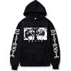 zhedu Anime Death Note Felpa con Cappuccio Stampata Lunghe Casual Harajuku Streetwear Pullover con Cappuccio Top (M,Color 01)