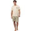Disney Pigiama a maniche corte da surf s up da uomo, crema, L