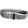 MotiveTech Cintura elastica da donna, cintura a coste per piumino, soprabito, abbigliamento invernale, Grigio Argento, 72 Cm